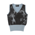 Enfants Riches Déprimés Dog V-Neck Vest Sweater "Blue/Black"