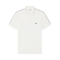 Lacoste Short-Sleeve Regular Fit Striped Band Pique Polo "Flour"