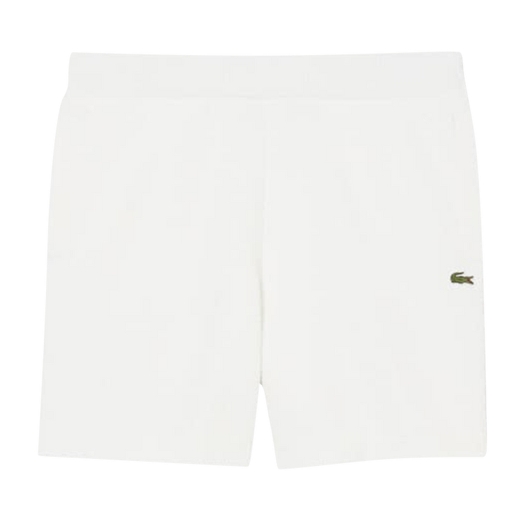 Lacoste Relaxed Fit Cotton Blend Boucle Knit Shorts "Flour"