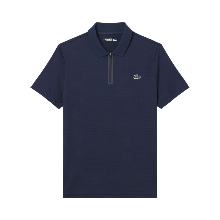 Lacoste Ultra Dry Honeycomb Jersey Tennis Polo "Navy Blue"