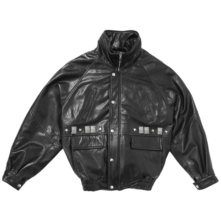 Enfants Riches Déprimés Prince Phillip Childhood Studded Leather Jacket "Black"