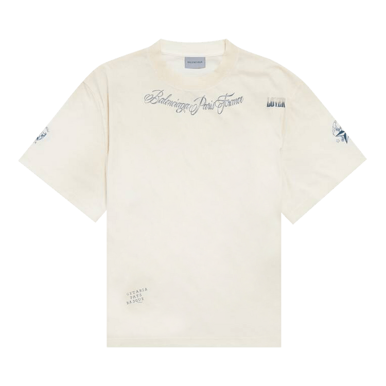Balenciaga Short-Sleeve Top "Ivory"