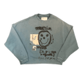 Paly Hollywood Streetwise Airbrush Crew Neck "Teal"
