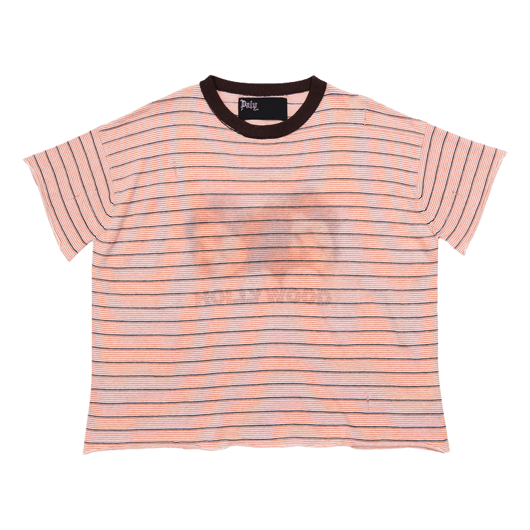 Paly Hollywood Little Darling Stripe Tee "Maroon"