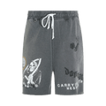 Paly Hollywood Carrying The Message Sweatshort "Vintage Black"