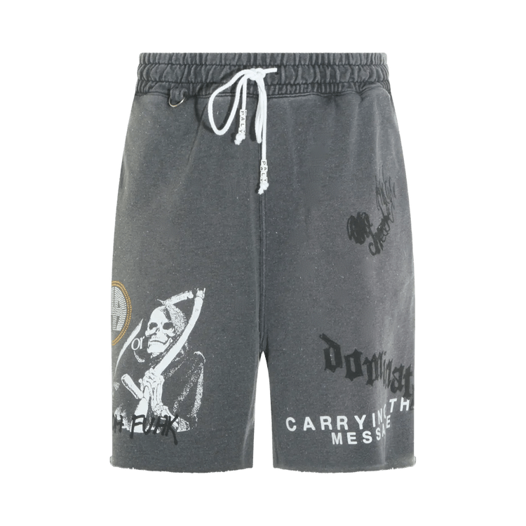 Paly Hollywood Carrying The Message Sweatshort "Vintage Black"