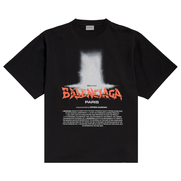 Balenciaga Large Fit T-Shirt "Black"