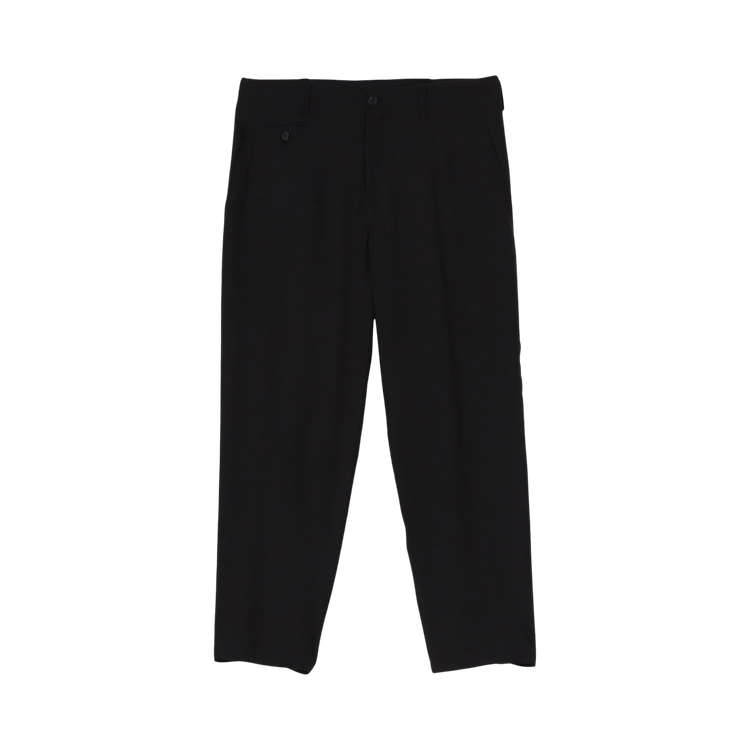 Yohji Yamamoto Pour Homme Designed Box Pocket Pant "Black"