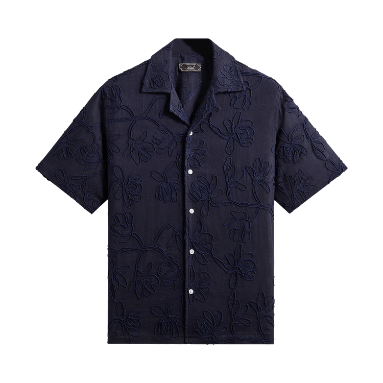 Kith Corded Floral Thompson Camp Collar Shirt "Nocturnal"