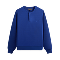 Kith Micro Waffle Long Sleeve Colby Pullover "Current"