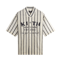 Kith Silk Linen Chenille Stripe Pacey Shirt "Sandrift"
