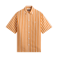 Kith Striped Thompson Camp Collar Shirt "Tiger"