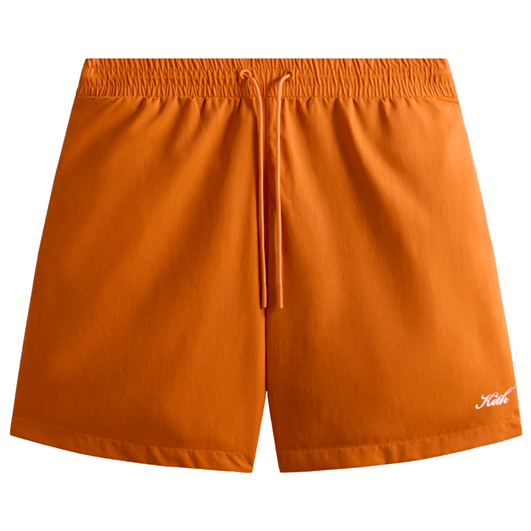Kith Garment Washed Nylon Active Swim Short "Clementine"