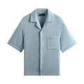 Kith Soft Woven Cropped Beckham Camp Collar Shirt "Light Indigo"