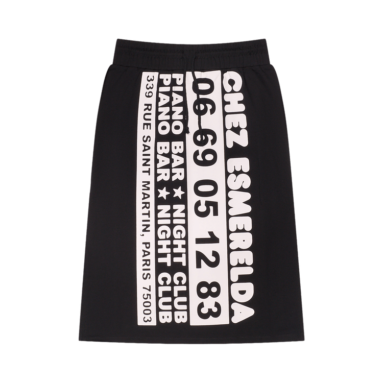 VAQUERA Sweatshirt Skirt "Black"