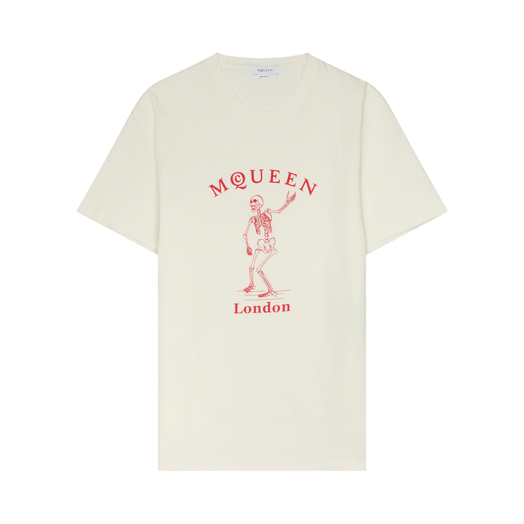 Alexander McQueen Dancing Skeleton T-Shirt "White"