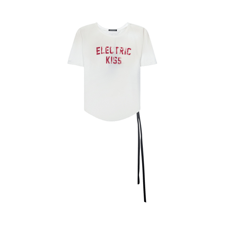 Ann Demeulemeester Floor Micro T-Shirt "White"