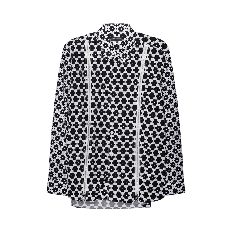 Comme des Garçons Homme Plus Pattern Zip Shirt "Multicolor"