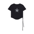Ann Demeulemeester Star Print Micro Shirt "Black"