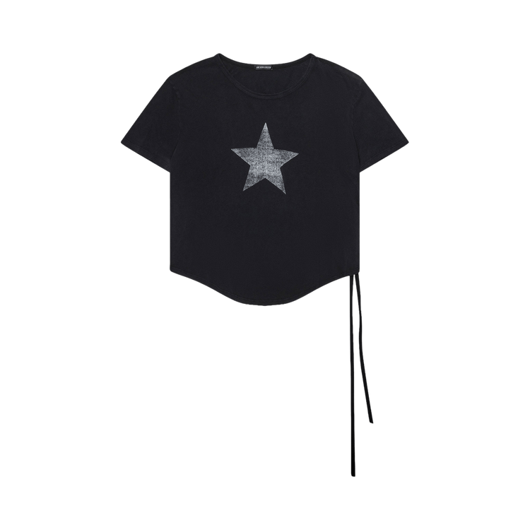 Ann Demeulemeester Star Print Micro Shirt "Black"