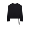 Ann Demeulemeester Emil Hollow Sound T-Shirt "Black"