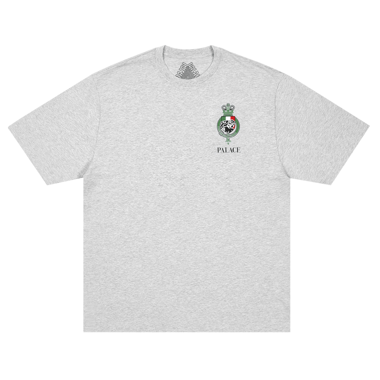 Palace Heavy Crest T-Shirt "Grey Marl"