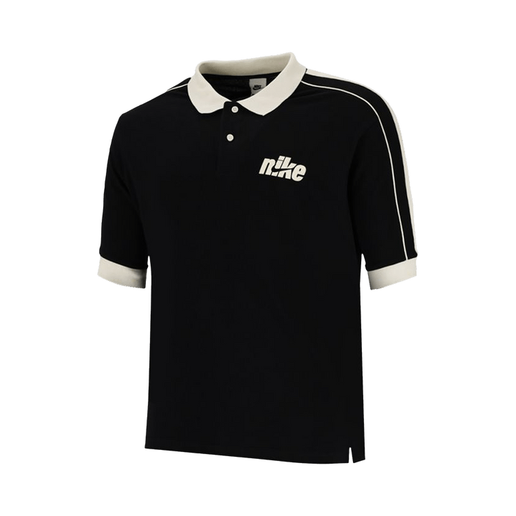 Nike Club Oversized Short-Sleeve Polo "Black/Sail"