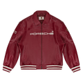 Aimé Leon Dore x Porsche 993 Turbo Leather Club Jacket "Tango Red"