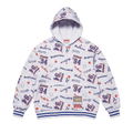 Supreme x Mitchell & Ness Teams Zip Up Hooded Sweatshirt "Ash Grey"