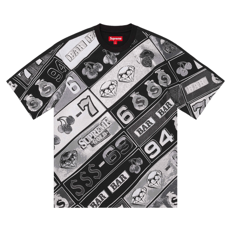Supreme Slot Machine Short-Sleeve Top "Black"