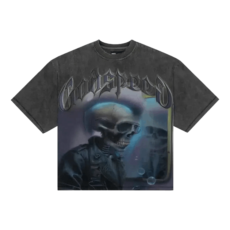 Godspeed Man in the Mirror Tee "Grey Wash"