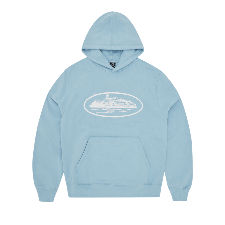 Corteiz Alcatraz Hoodie "Baby Blue"