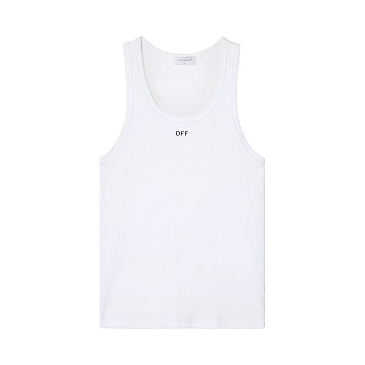 Off-White Rib Tanktop "White"