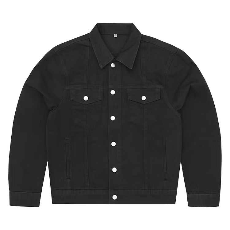 Corteiz C-Star Stitch-Down Denim Jacket "Tripple Black"