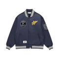 BAPE x Stadium Goods Varsity Jacket "Navy"