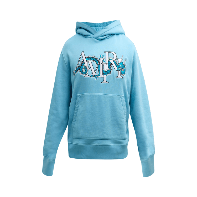 Amiri Dragon Logo Hoodie "Air Blue"