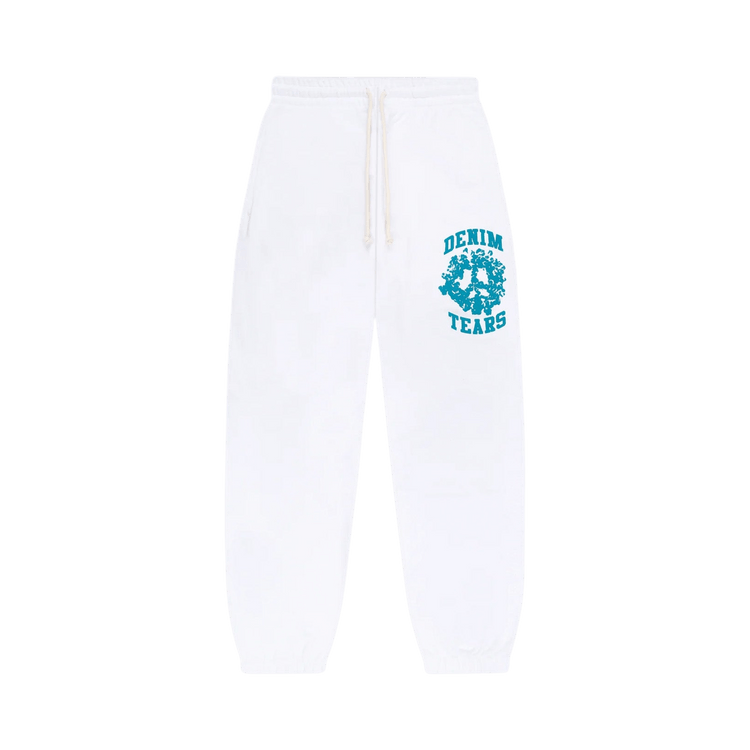 Denim Tears University Sweatpants "White"