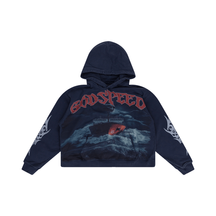 Godspeed Sea Sick Long-Sleeve T-Shirt "Navy"