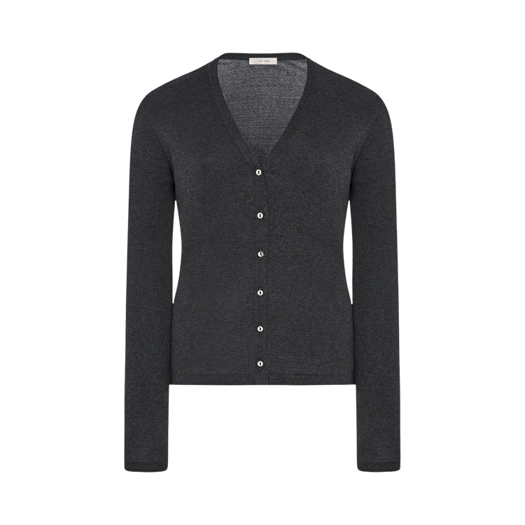 The Row Cresp Top "Charcoal Melange"