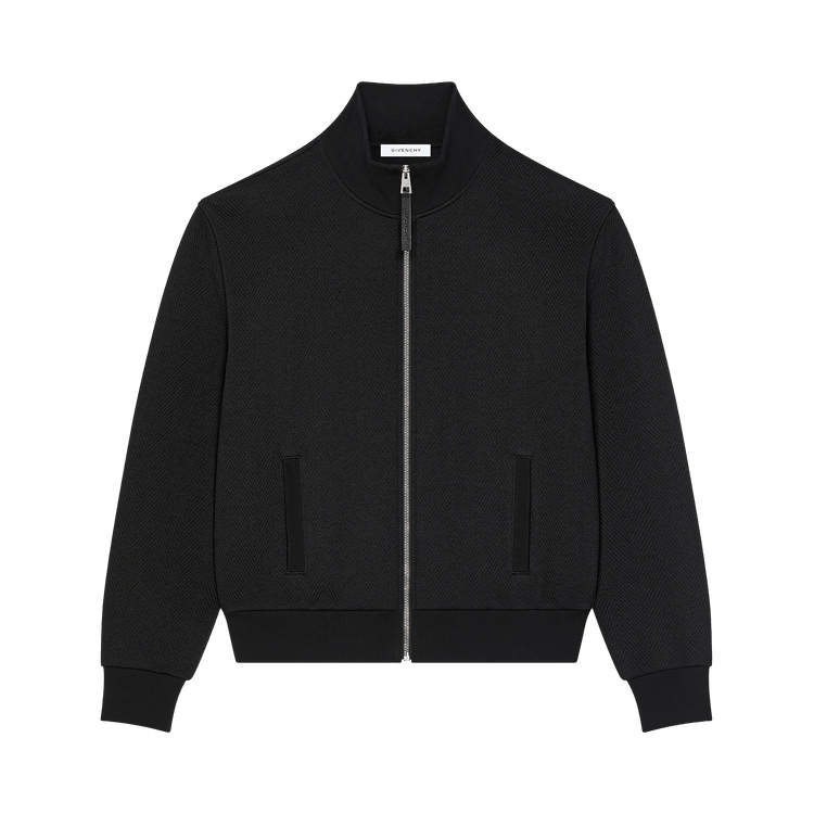 Givenchy Quilted Zipped Sweatshirt "Black"