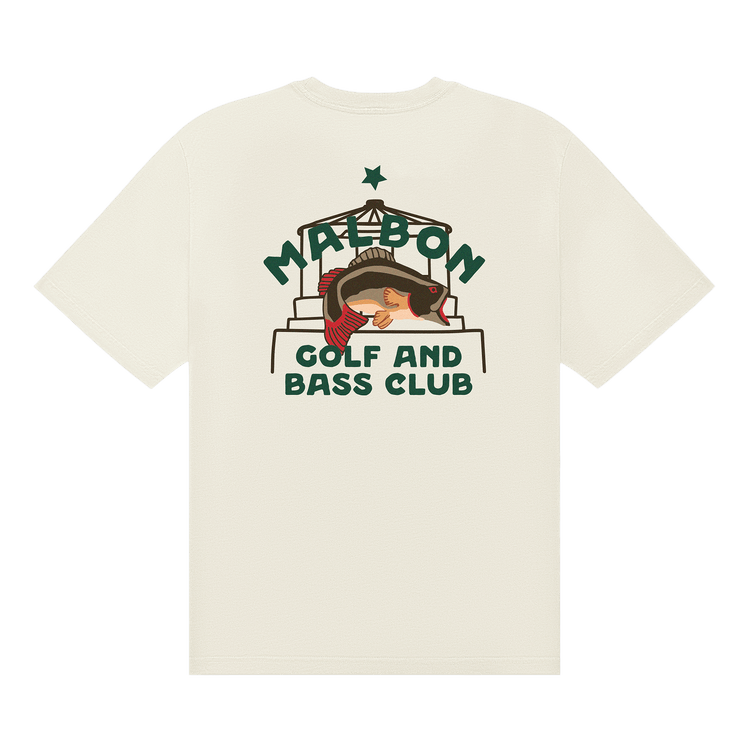 Malbon Vista Bass Club Tee "Ivory"