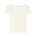 Paloma Wool Olimpia Mesh Top "Pale Yellow"