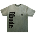 Rhude Logo Pocket Tee "Washed Olive/Black"