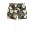 Rhude Vin Bandana Print Swim Shorts "Black/Multicolor"