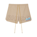 Rhude Tripoli Rally Team Short "Tan"