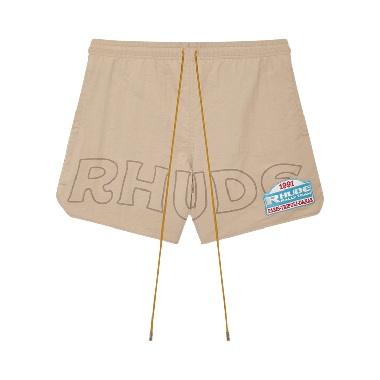 Rhude Tripoli Rally Team Short "Tan"