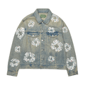 Denim Tears Studded Cotton Wreath Denim Jacket "Dirty Wash"
