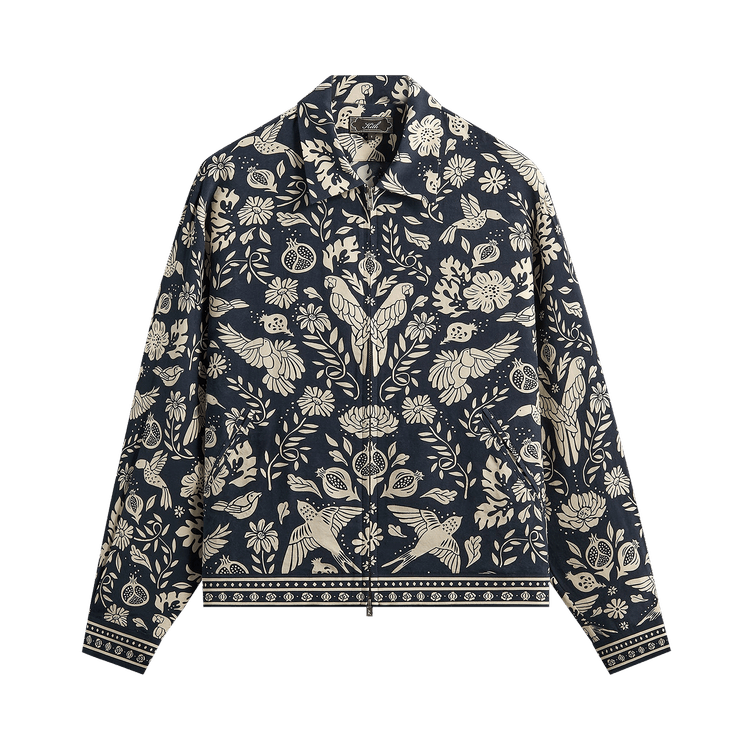 Kith Cupro Linen Connor Blouson Jacket "Nocturnal"