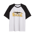 Rhude 4x4 Spirit Raglan Tee "Vintage White/Vintage Black/Yellow"