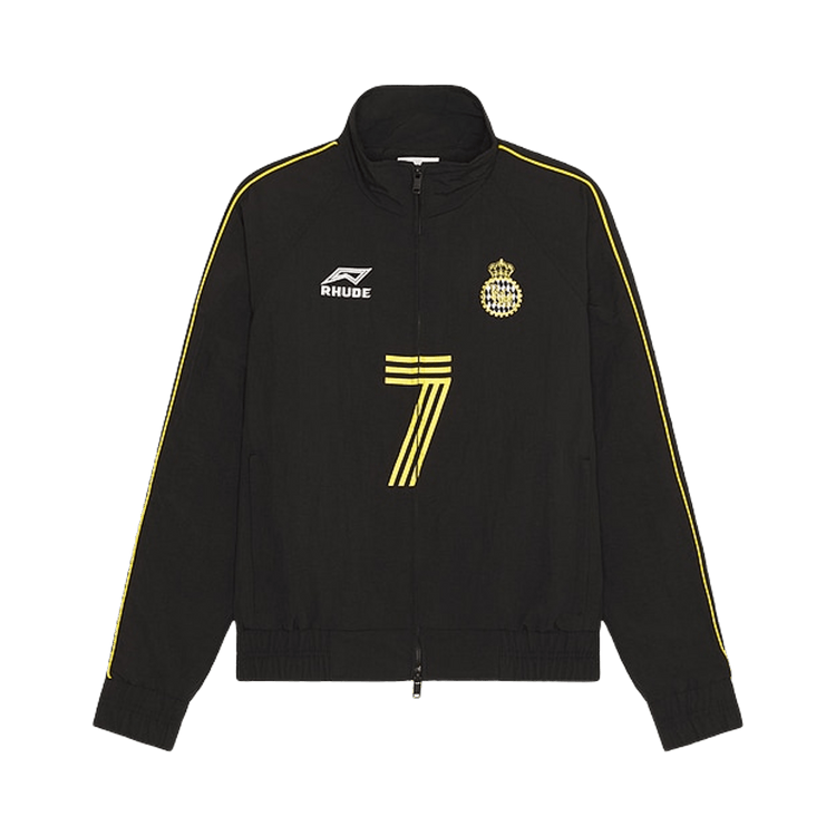 Rhude Lago Track Jacket "Black/Yellow"